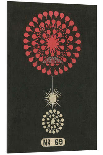 Alubild Nachtfeuerwerk Nr. 69, 1883