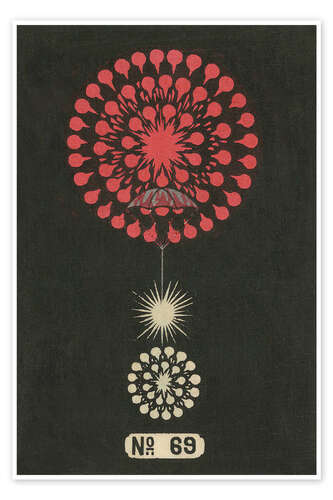 Póster Night Fireworks no 69, 1883
