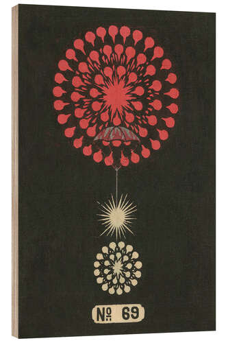 Obraz na drewnie Night Fireworks no 69, 1883