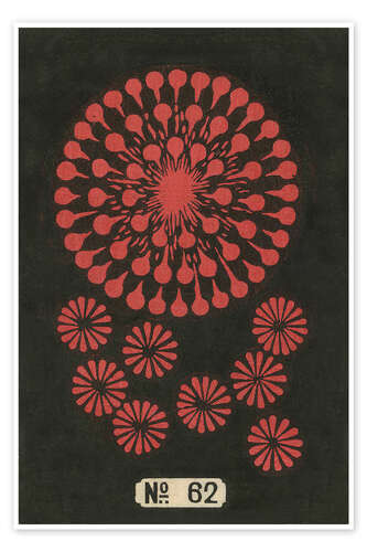 Poster Nachtfeuerwerk Nr. 62, 1883