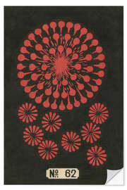 Sticker mural Night Fireworks no 62, 1883