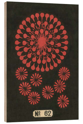 Cuadro de madera Night Fireworks no 62, 1883