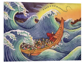 Hartschaumbild Der gerettete Schrei