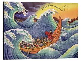 Magnettafel Der gerettete Schrei