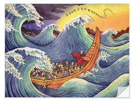 Wandsticker Der gerettete Schrei