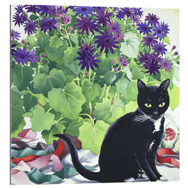 Gallery print Senetti Plant and Cat, 2018