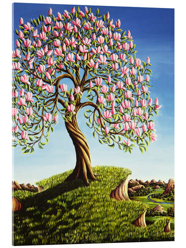Akryylilasitaulu Magnolia tree