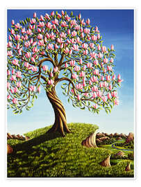 Poster Magnolia tree - Liz Wright