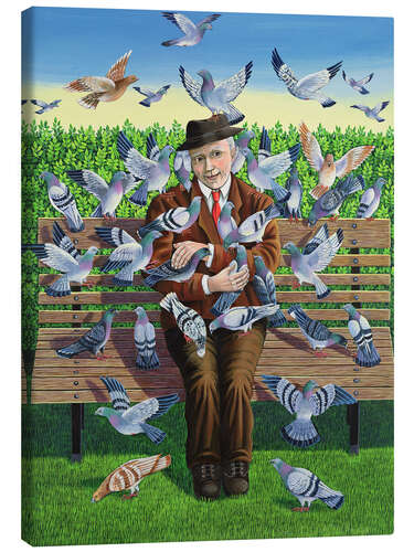 Stampa su tela The Pigeon Fancier, 1993