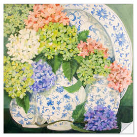 Sticker mural Hydrangeas