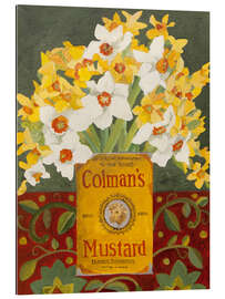 Gallery print White and yellow daffodils in Colman's mustard tin - Jennifer Abbott
