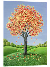 Acrylic print The fiery colours of autumn - Liz Wright