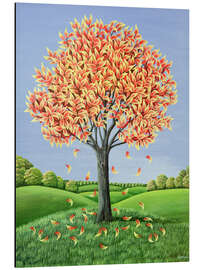 Alubild Die Feuerfarben des Herbstes - Liz Wright