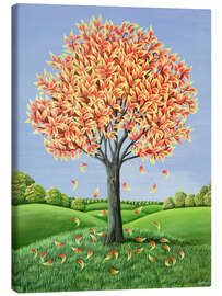 Tableau sur toile The fiery colours of autumn - Liz Wright