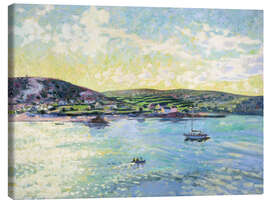 Canvas print Bryher from Tresco, September evening - Hugo Grenville