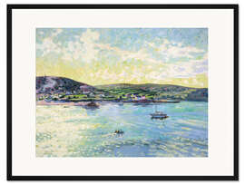 Gerahmter Kunstdruck Bryher aus Tresco, September Abend