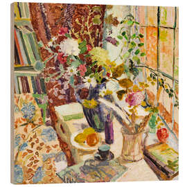 Wood print The Large Window, Autumn - Hugo Grenville