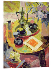 Akrylglastavla Still life with coffee pot