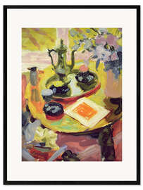 Framed art print Still life with coffee pot