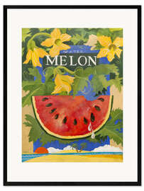 Gerahmter Kunstdruck Melon