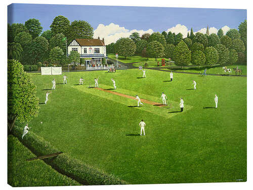 Lienzo Cricket in Claygate, 1981