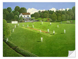 Naklejka na ścianę Cricket in Claygate, 1981