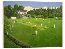 Stampa su legno Cricket in Claygate, 1981
