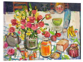 Acrylglasbild Der Griff nach dem Mond - Emily Fox King