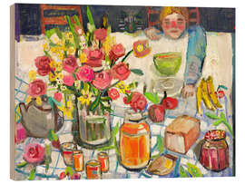 Holzbild Der Griff nach dem Mond - Emily Fox King