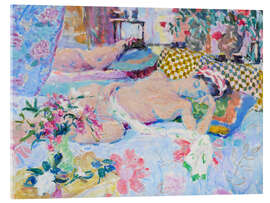 Acrylic print Morning Light, Sleeping Nude Dreaming - Hugo Grenville