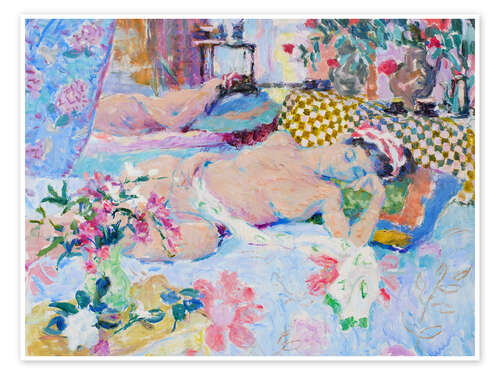 Poster Morning Light, Sleeping Nude Dreaming
