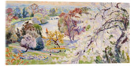 Acrylic print An English Pastoral, the Thames from Richmond - Hugo Grenville