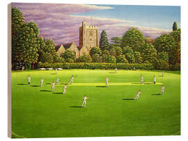 Holzbild Cricket in Bray - Liz Wright