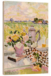 Quadro de madeira Summer Roses, Suffolk - Hugo Grenville