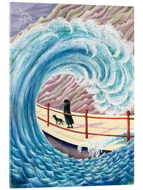 Tableau en verre acrylique Tidal Wave - Liz Wright