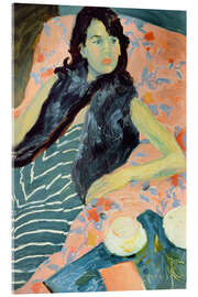 Tableau en verre acrylique Seated Girl - Hugo Grenville