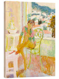 Holzbild Anziehen, Abendlicht - Hugo Grenville