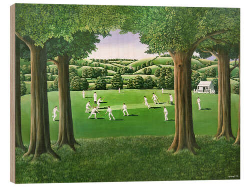 Quadro de madeira Village Cricket