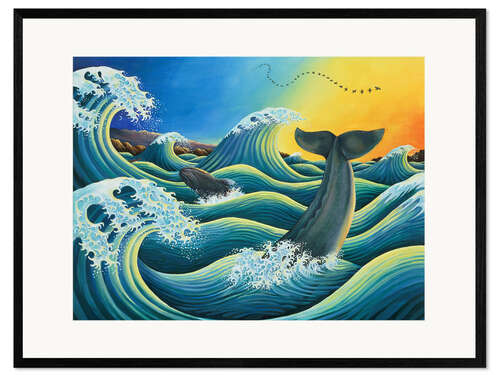Framed art print Celebration des Wals