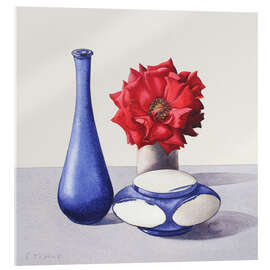 Akrylglastavla Still Life with Red Rose