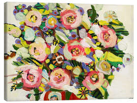 Canvas print Rose mosaic - Emily Fox King