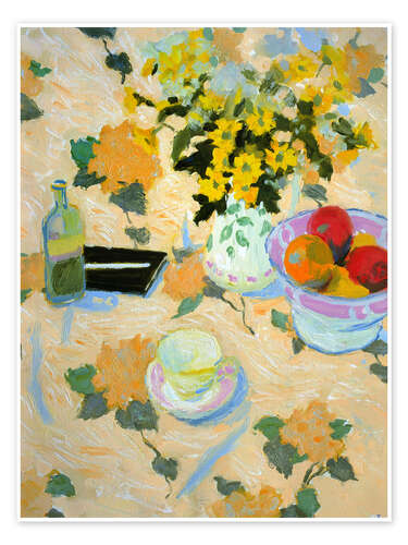 Poster Flowers and fruits
