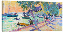 Tableau sur toile Watching the Boats - Approaching Dusk - Hugo Grenville