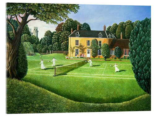 Acrylic print The Tennis Match, 1980