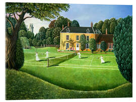 Acrylic print The Tennis Match, 1980 - Liz Wright