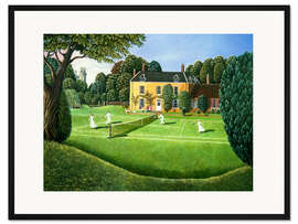 Gerahmter Kunstdruck Das Tennisspiel, 1980