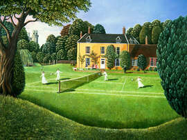 Magnettafel Das Tennisspiel, 1980