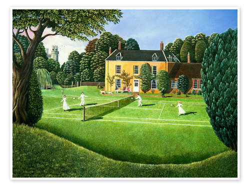 Póster The Tennis Match, 1980