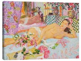 Obraz na płótnie Nude With Headscarf, Warm Afternoon Light - Hugo Grenville
