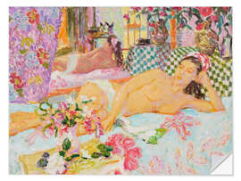 Naklejka na ścianę Nude With Headscarf, Warm Afternoon Light - Hugo Grenville